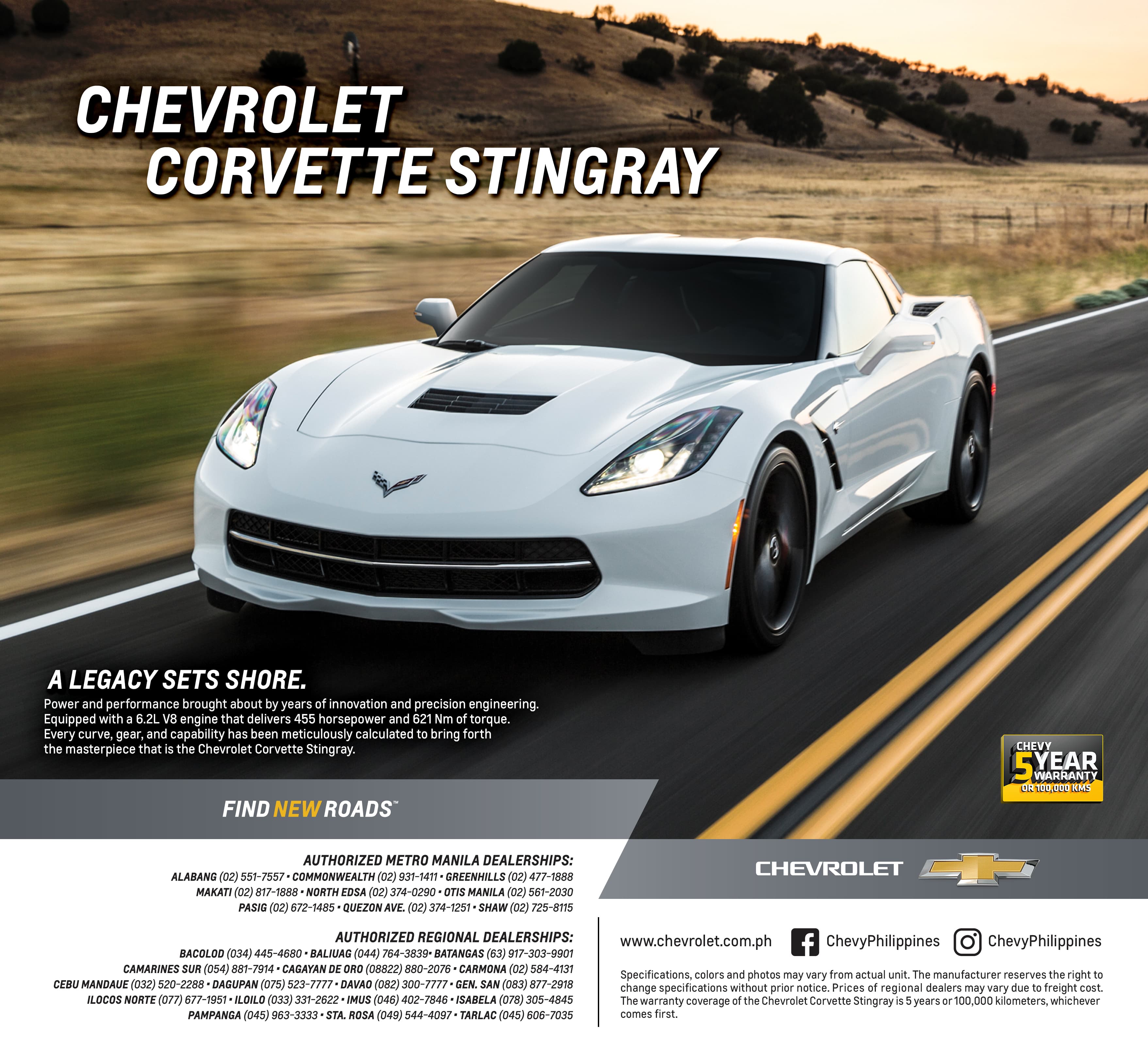 Chevrolet Corvette Print Ad